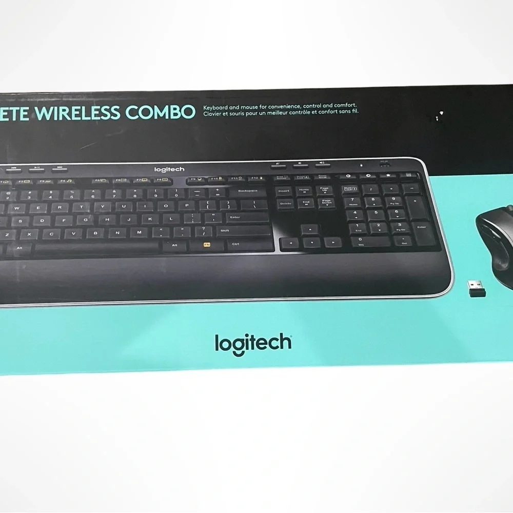 Logitech Wireless Keyboard and Mouse Combo - Black